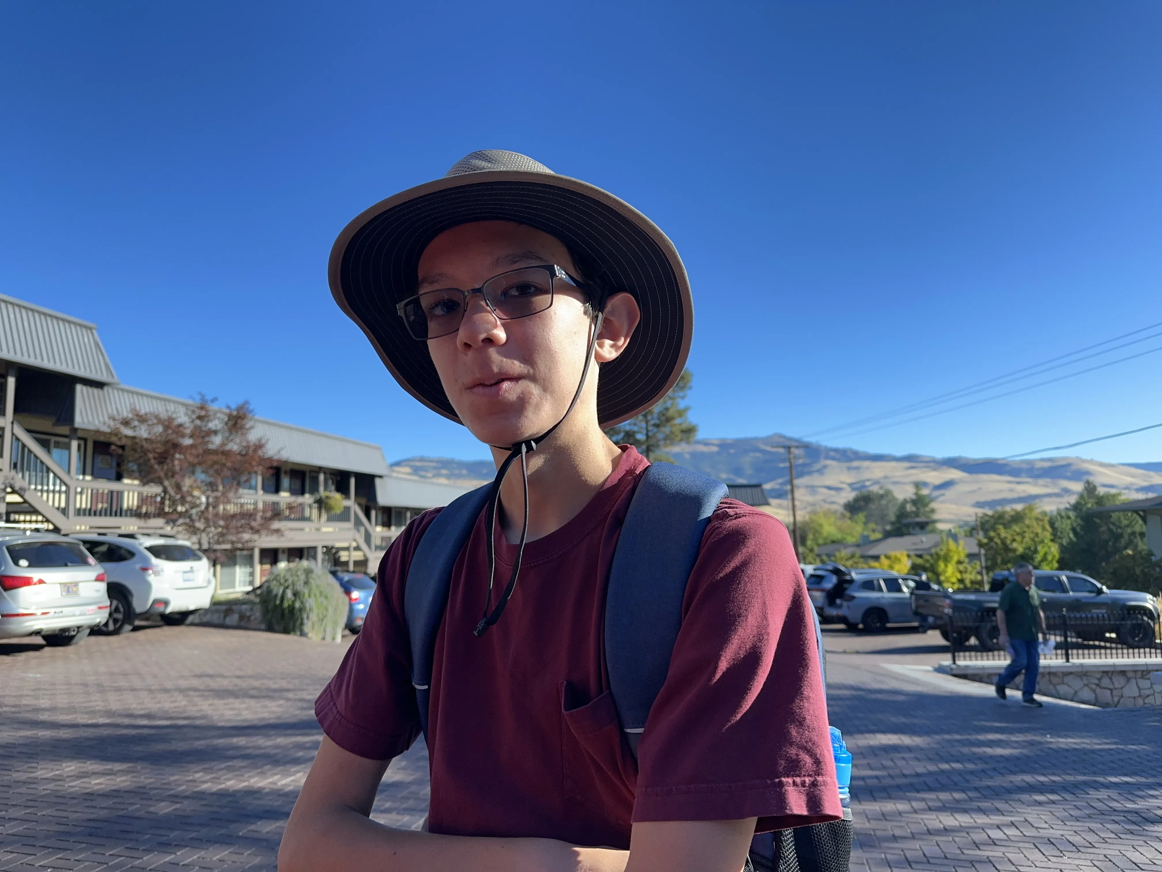 A picture of Howard Kent, amused.