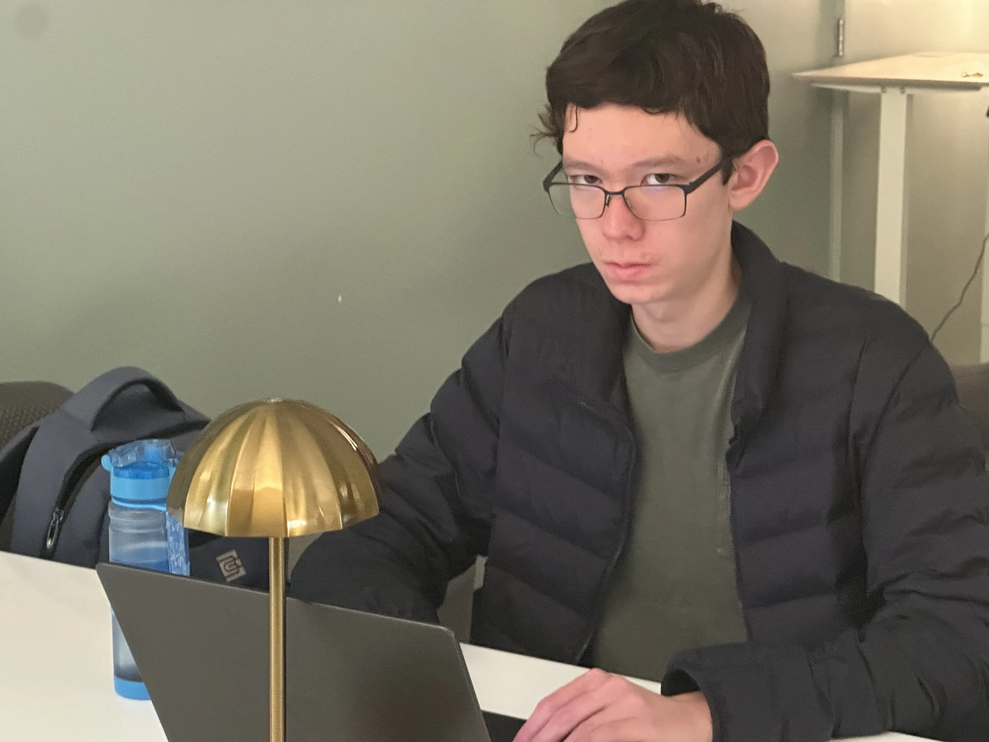 A picture of Howard Kent glaring at the camera.